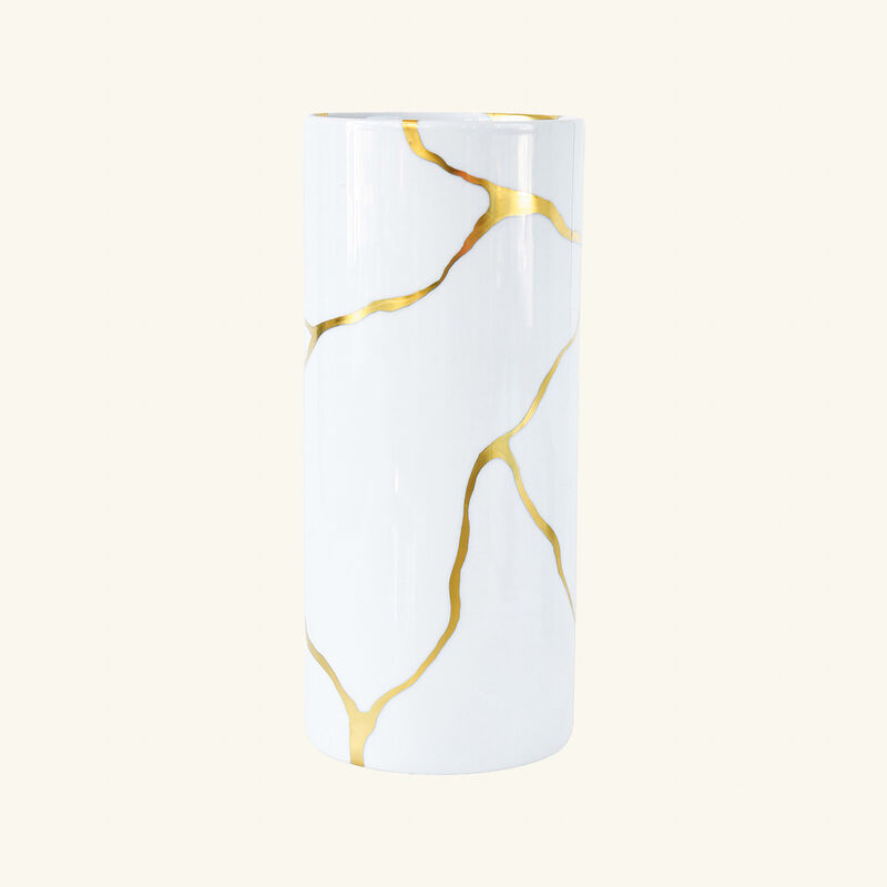 bernardaud kintsugi sarkis vase medium white