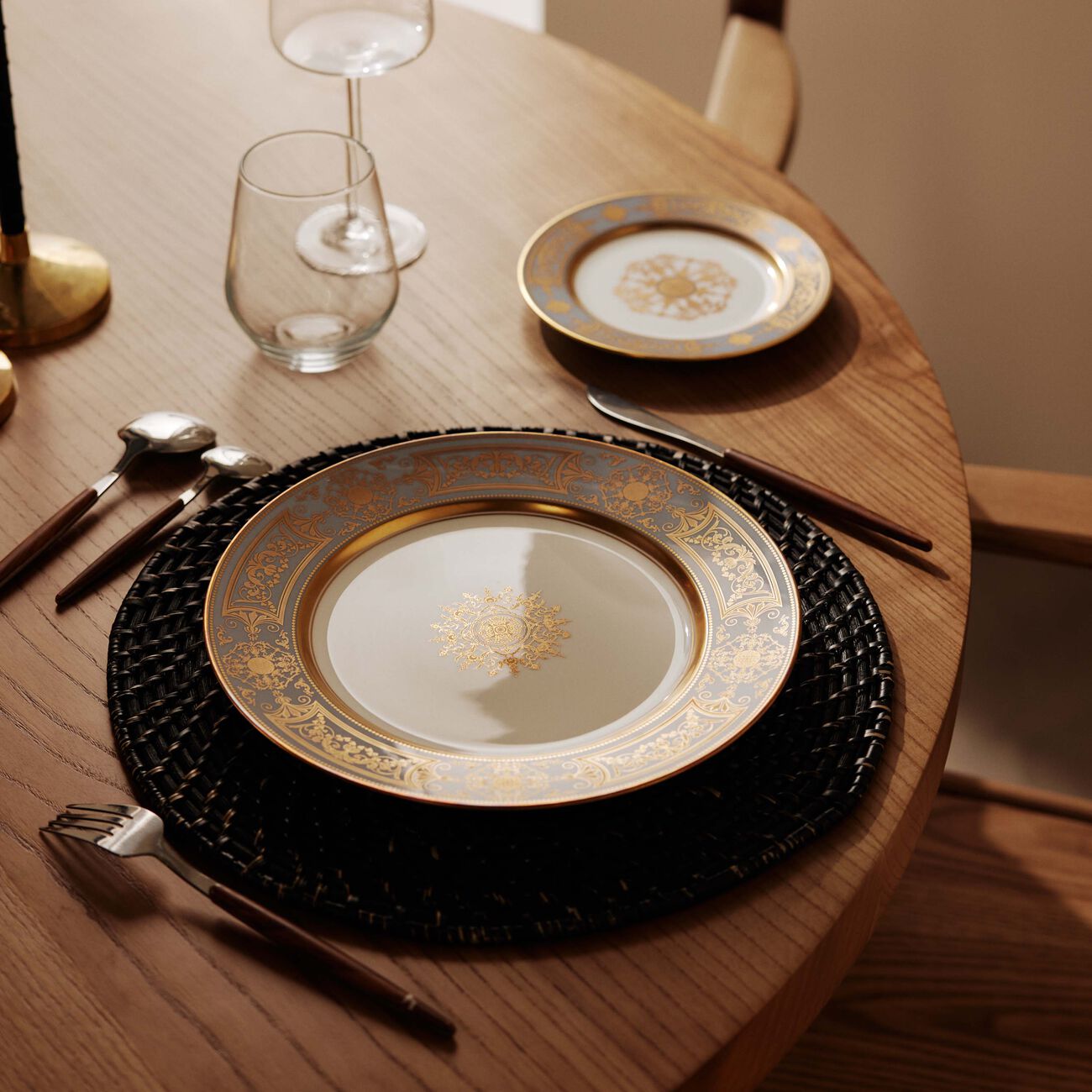 Aux Rois Dinner Plate Round Gold 26cm bernardaud aux rois dinner plate round gold 26cm