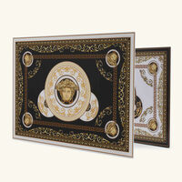 Medusa Gala Placemat Set Of 2 versace medusa gala placemat set of 2