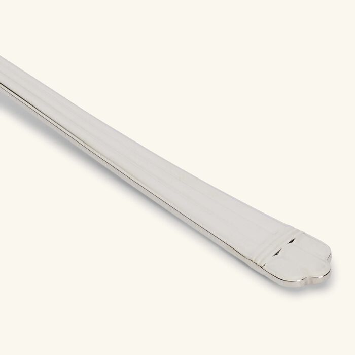 christofle aria salad serving fork silver plated
