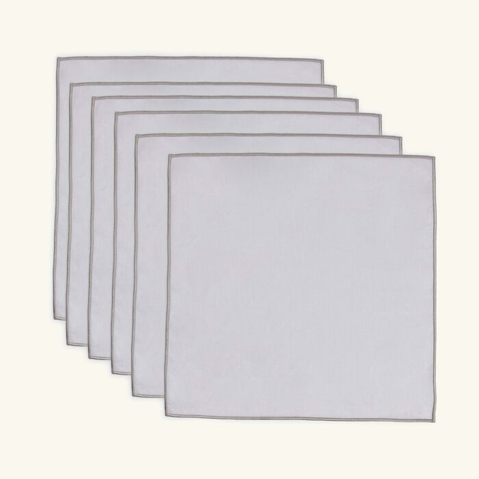catherine denoual boho napkin white set of 6