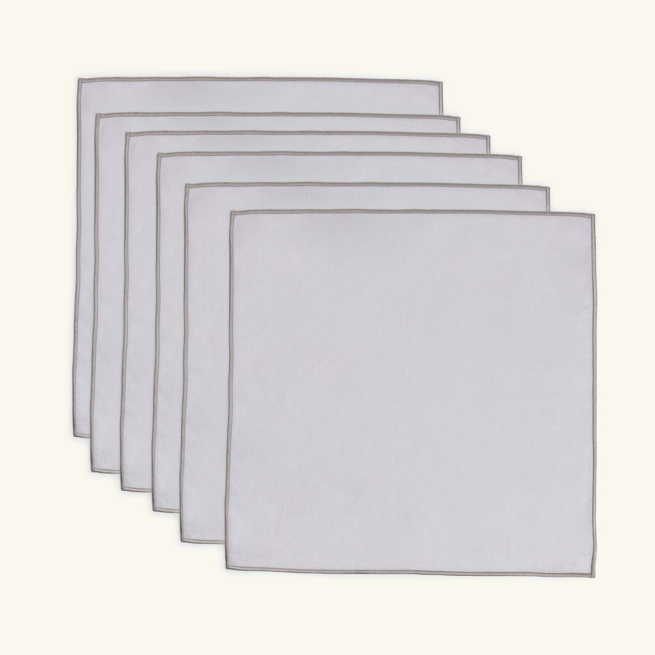 Boho Napkin White Set Of 6 catherine denoual boho napkin white set of 6