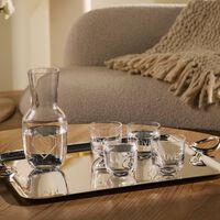 روكل كأس الشرب إيه بي سي لاف من الكريستال الشفاف