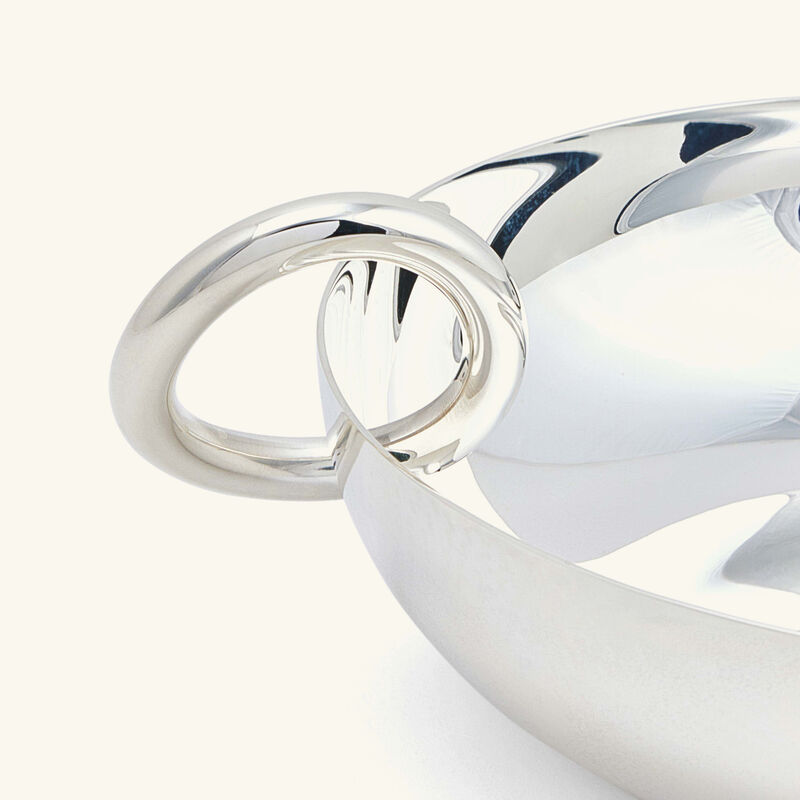 christofle vertigo serving bowl silver plated 17cm