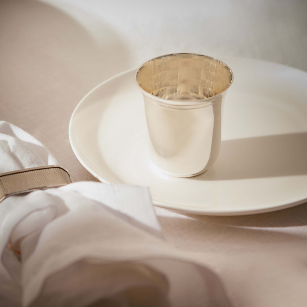 كريستوفل كوب نتالي للأطفال الرضع باللون الفضي