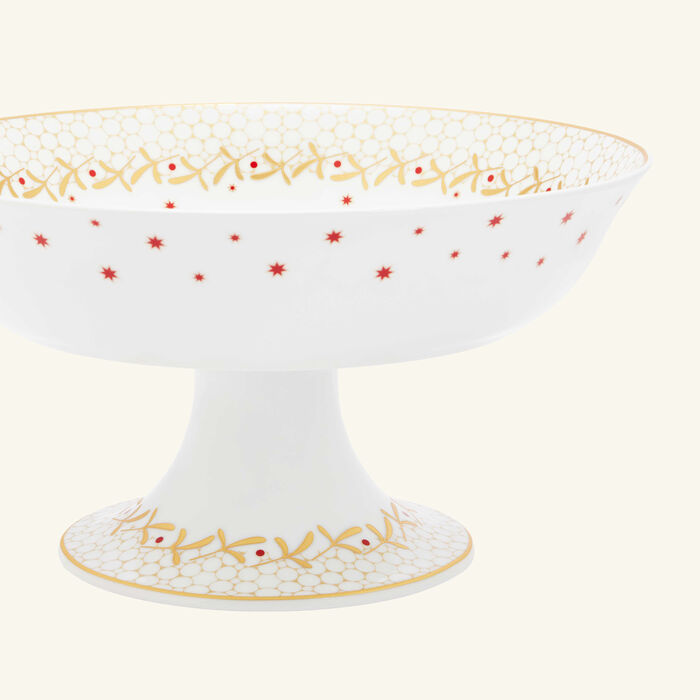Noel Footed Cake Stand bernardaud noel footed cake stand