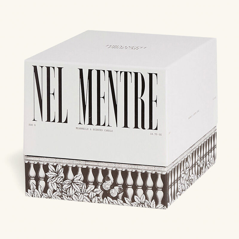 fornasetti farfalle e balaustra candle set of 3