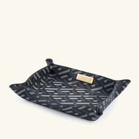 La Greca Signature Trinket Tray Square Small Black versace la greca signature trinket tray square small black