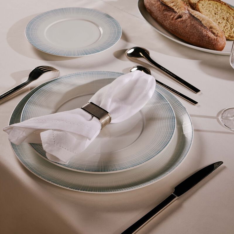 برناردو طبق الضيافة سافير بلو دائري أزرق