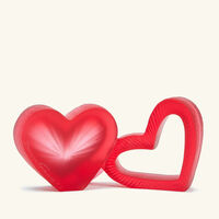 Valentine Heart Figurine Mini Red daum valentine heart figurine mini red