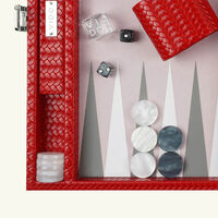 vido ruby braided backgammon set
