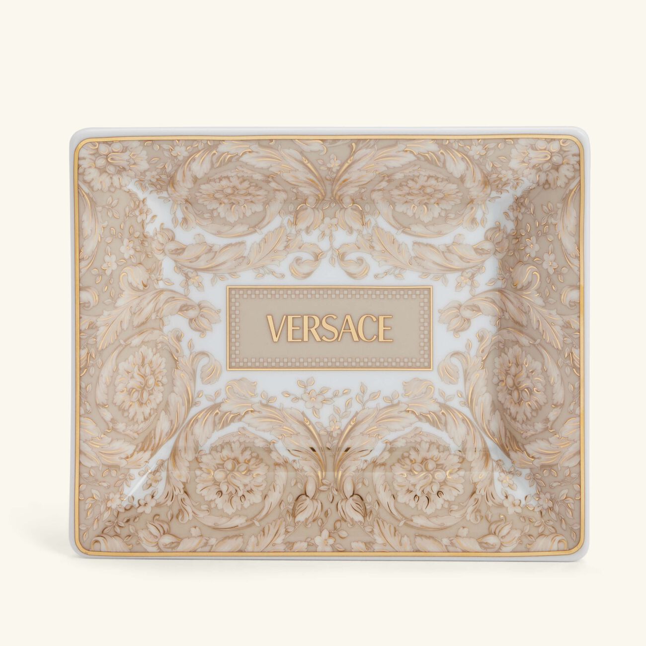 Barocco Beige Serving Dish 15 cm versace barocco beige serving dish 15 cm