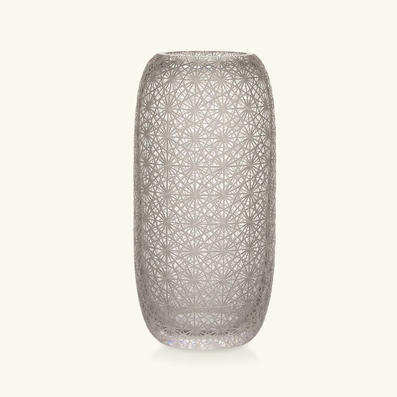 ruckl odette vase round medium clear