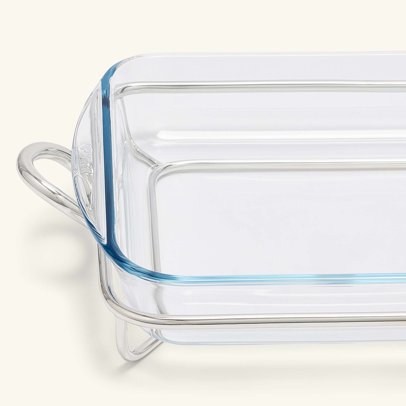 كريستوفل طبق الخَبز فيرتيجو باللون الفضي 35 سم