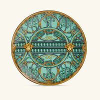 فيرساتشي طبق سكالا ديل بالاتسو دائري أخضر 21 سم