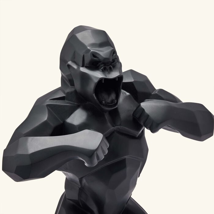 daum wild kong sculpture large black limited edition