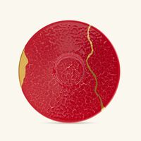 Kintsugi Rouge Espresso Cups And Saucers - Set Of 2 bernardaud kintsugi rouge espresso cups and saucers set of 2