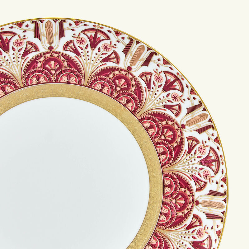 Reves Du Nil Pourpre Salad Plate Red 21cm haviland reves du nil pourpre salad plate red 21cm