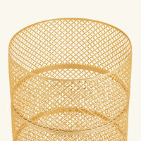 Firenze Waste Basket Gold villari firenze waste basket gold