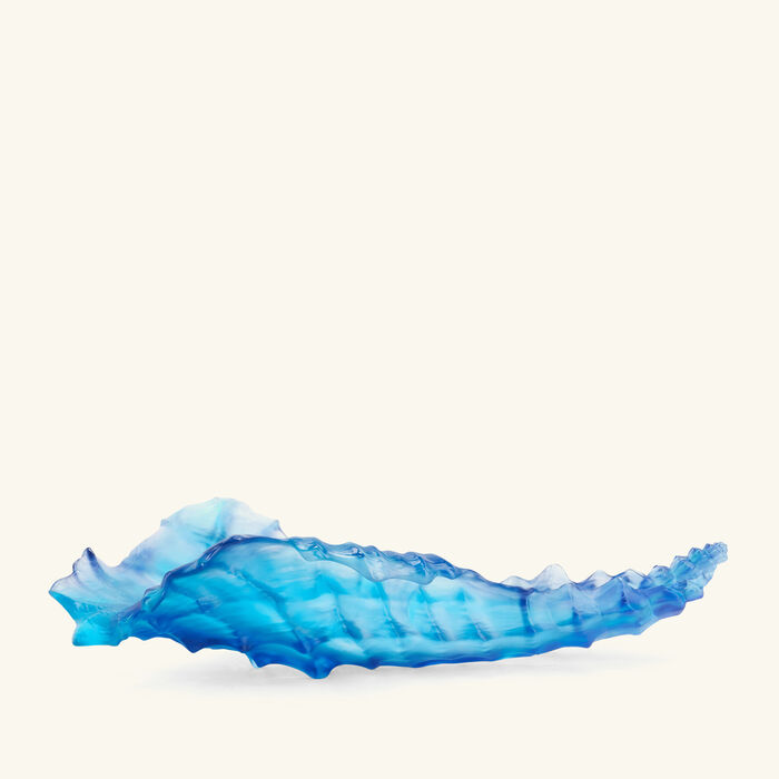 daum mer de corail centerpiece blue limited edition