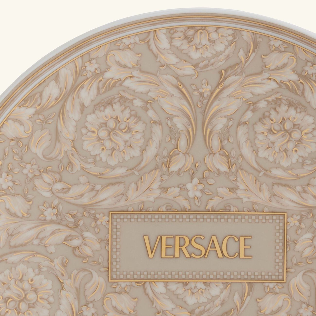 Barocco Beige Bread & Butter Plate Round 17 cm versace barocco beige bread butter plate round 17 cm