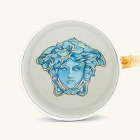 Blue Coin Coffee Cup & Saucer Blue versace blue coin coffee cup saucer blue