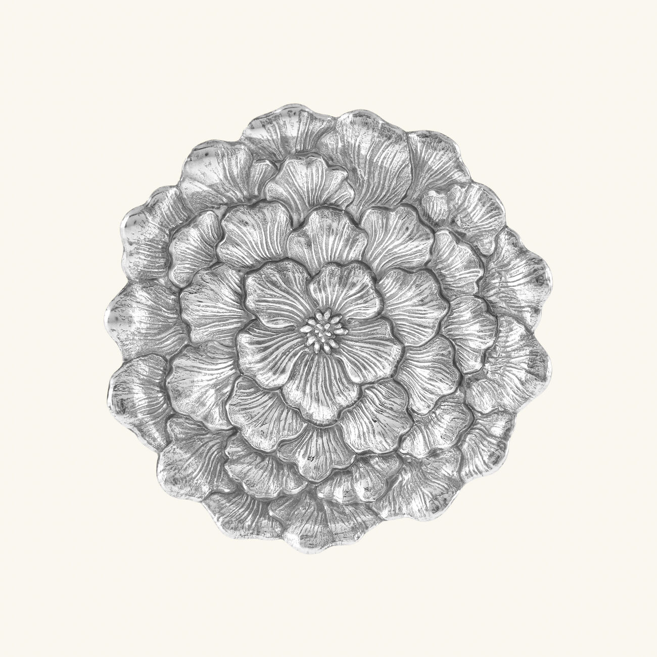 buccellati gardenia flower bowl small silver