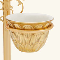 Peacock Extravaganza Cookie Stand & Coffee Cup Holder Gold villari peacock extravaganza cookie stand coffee cup holder gold