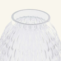Plumes Vase Large Clear lalique plumes vase large clear