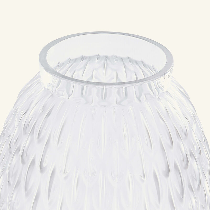 Plumes Vase Large Clear lalique plumes vase large clear