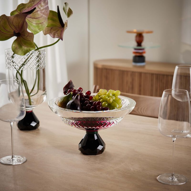 ريفليكشنز كوبنهاغن طبق الديكور بوكيه باللون البرغندي