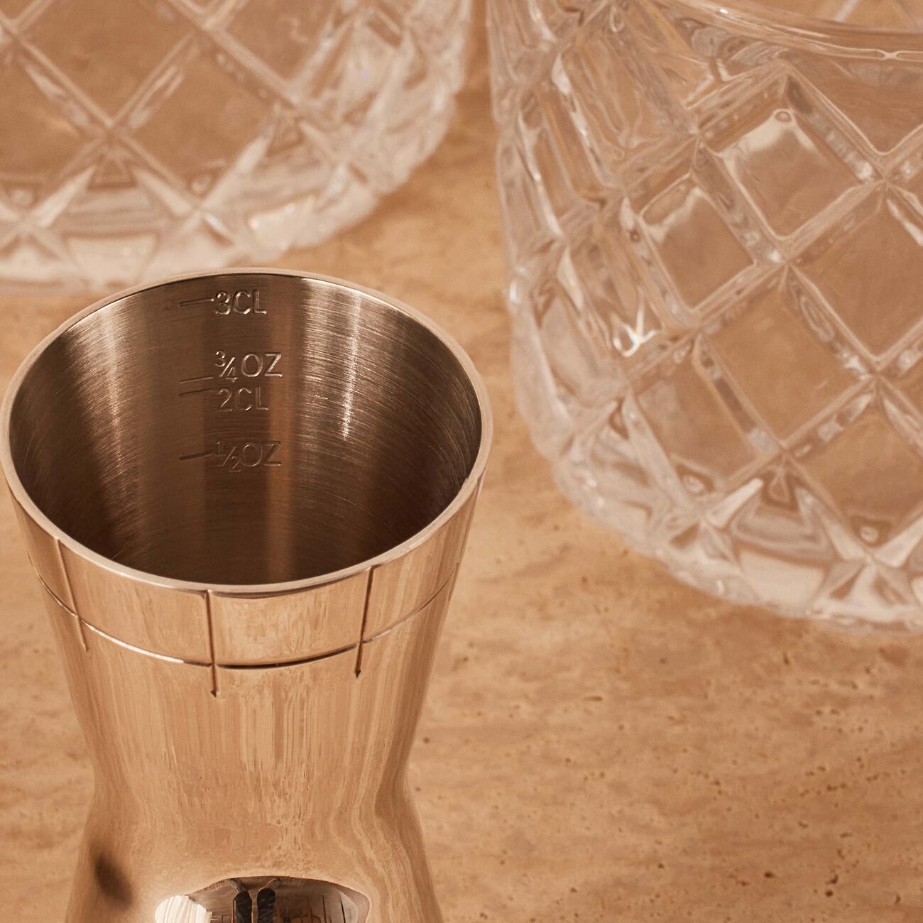 كريستوفل إناء مزج المشروبات جرافيك باللون الفضي