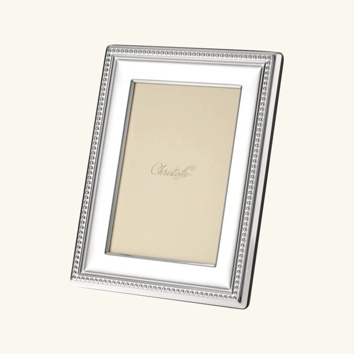 Perles Picture Frame Silver Plated 9x13cm christofle perles picture frame silver plated 9x13cm