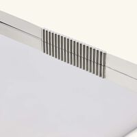 رالف لورين هوم صينية التقديم ثورب مستطيلة كبيرة من الستانلس ستيل