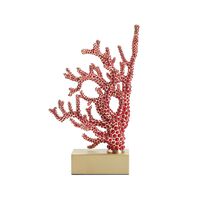 Coral Left Bookend, small