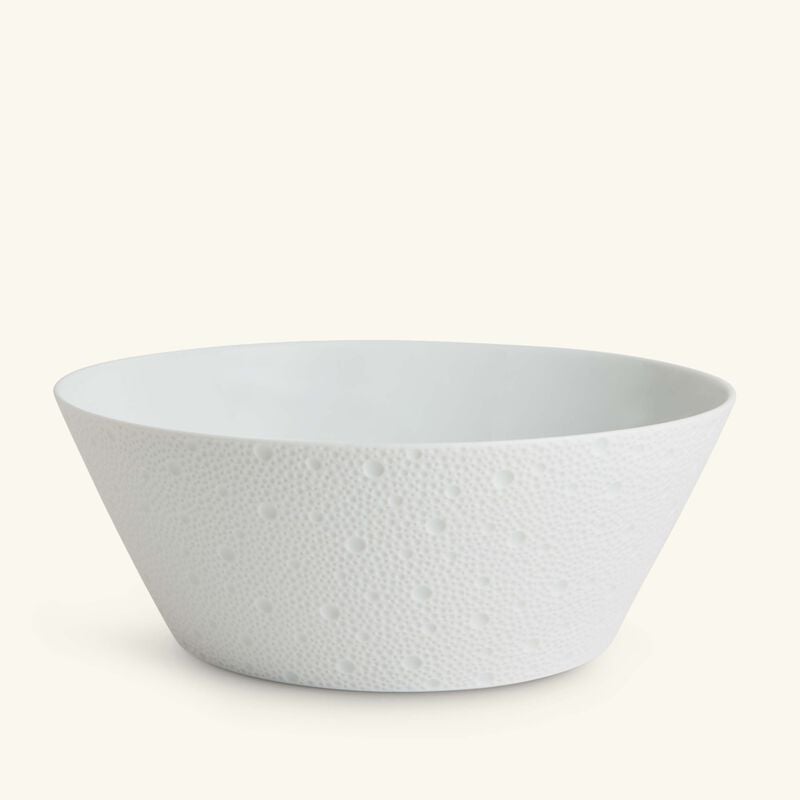Ecume Salad Bowl White 24cm bernardaud ecume salad bowl white 24cm