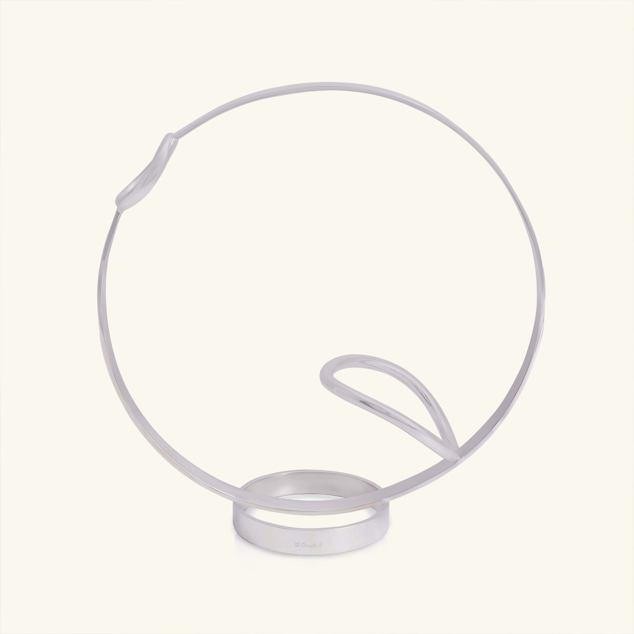 كريستوفل حلقة تقديم المشروب فيرتيجو باللون الفضي