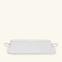 christofle vertigo serving tray rectangular extra large silver plated
