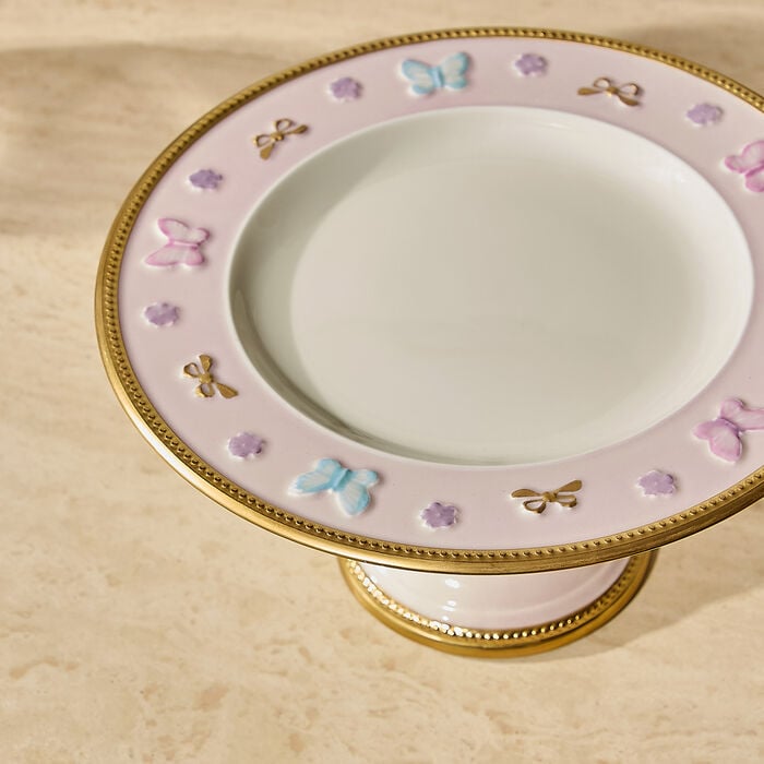 Butterfly Cake Stand Pink villari butterfly cake stand pink
