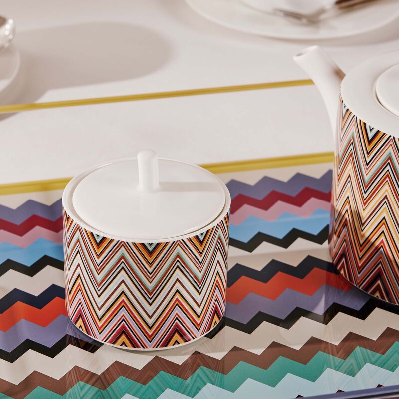 ميسوني هوم وعاء السكر زيك زاك