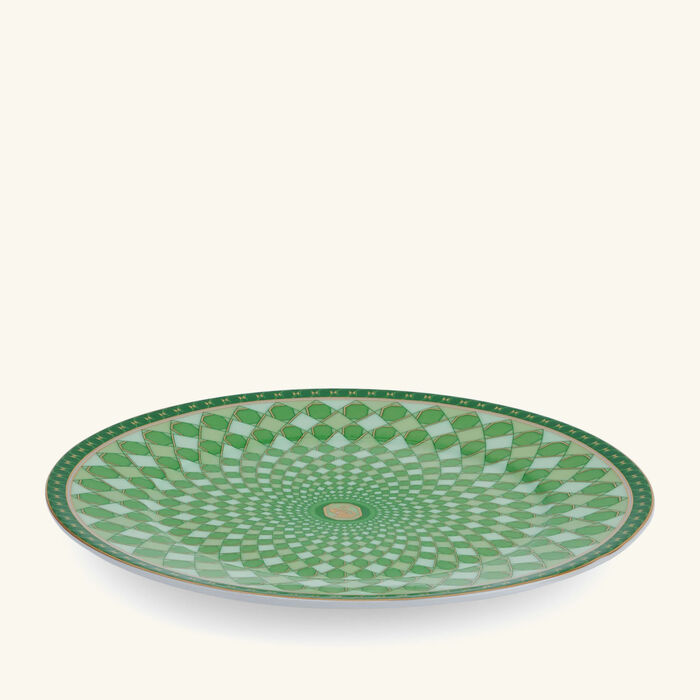 rosenthal signum fern plate round green 18cm