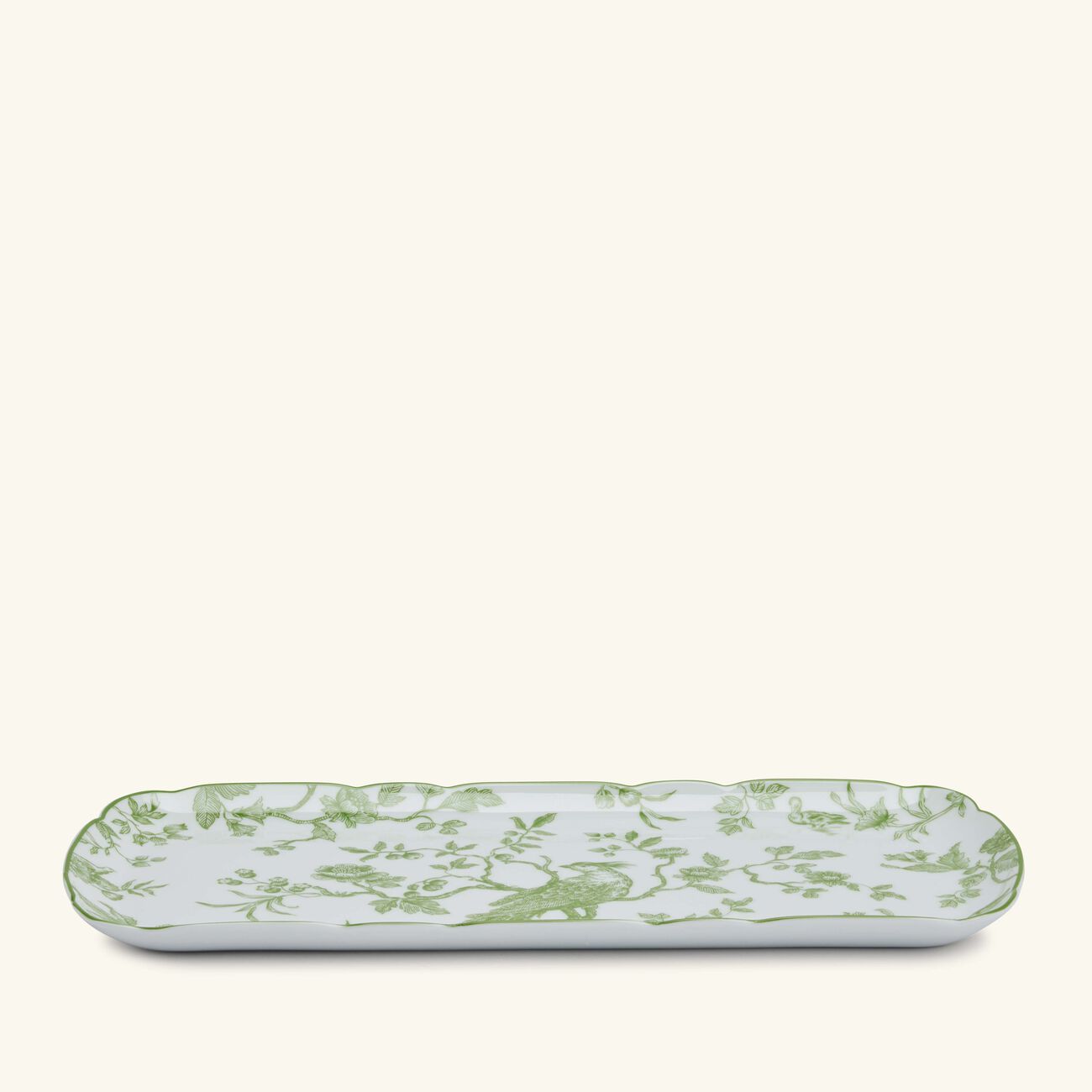 Albertine Cake Platter Rectangular Green 38cm bernardaud albertine cake platter rectangular green 38cm