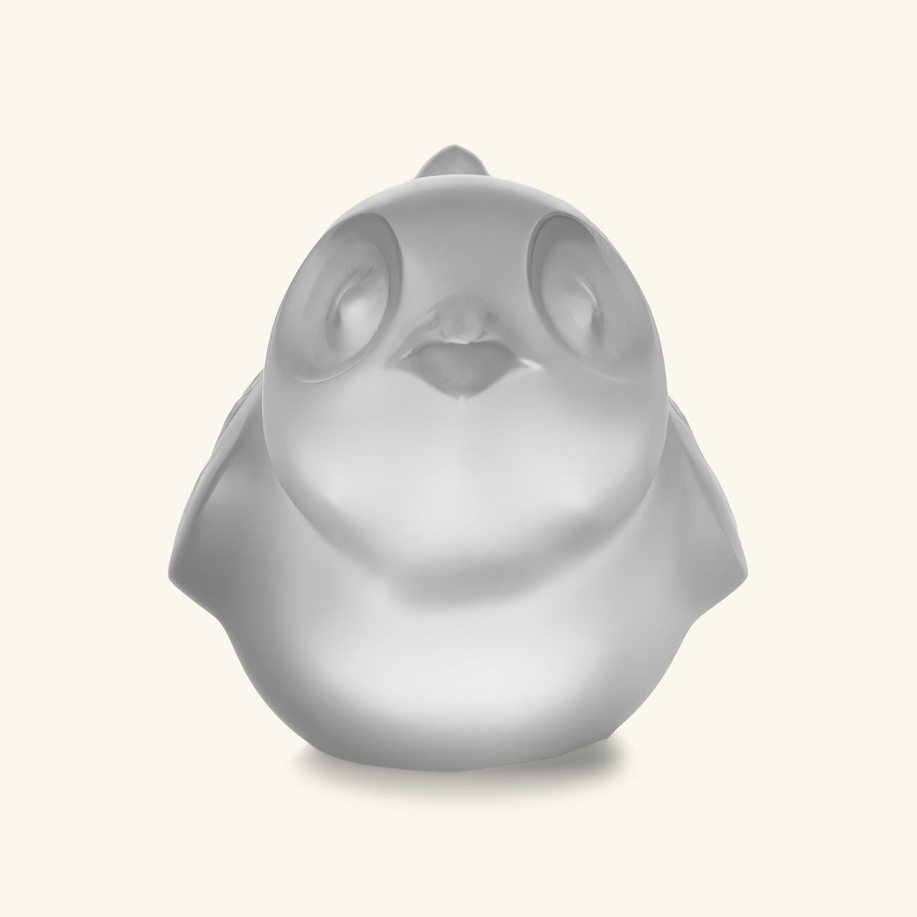 lalique piou head up sculpture small clear