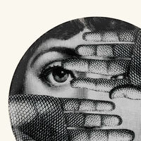 fornasetti tema e variazioni no 154 wall plate