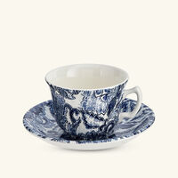 Faded Peony Tea Cups & Saucers Set of 2 ralph lauren home faded peony tea cups saucers set of 2