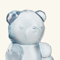 Teddy Air Sculpture Large Blue lalique teddy air sculpture large blue