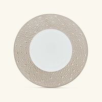 bernardaud ecume bread   butter plate round silver 16cm