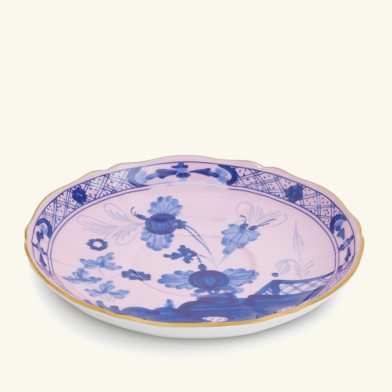 جينوري 1735 صحن الشاي أورينتي إيتاليانو أزاليا وردي