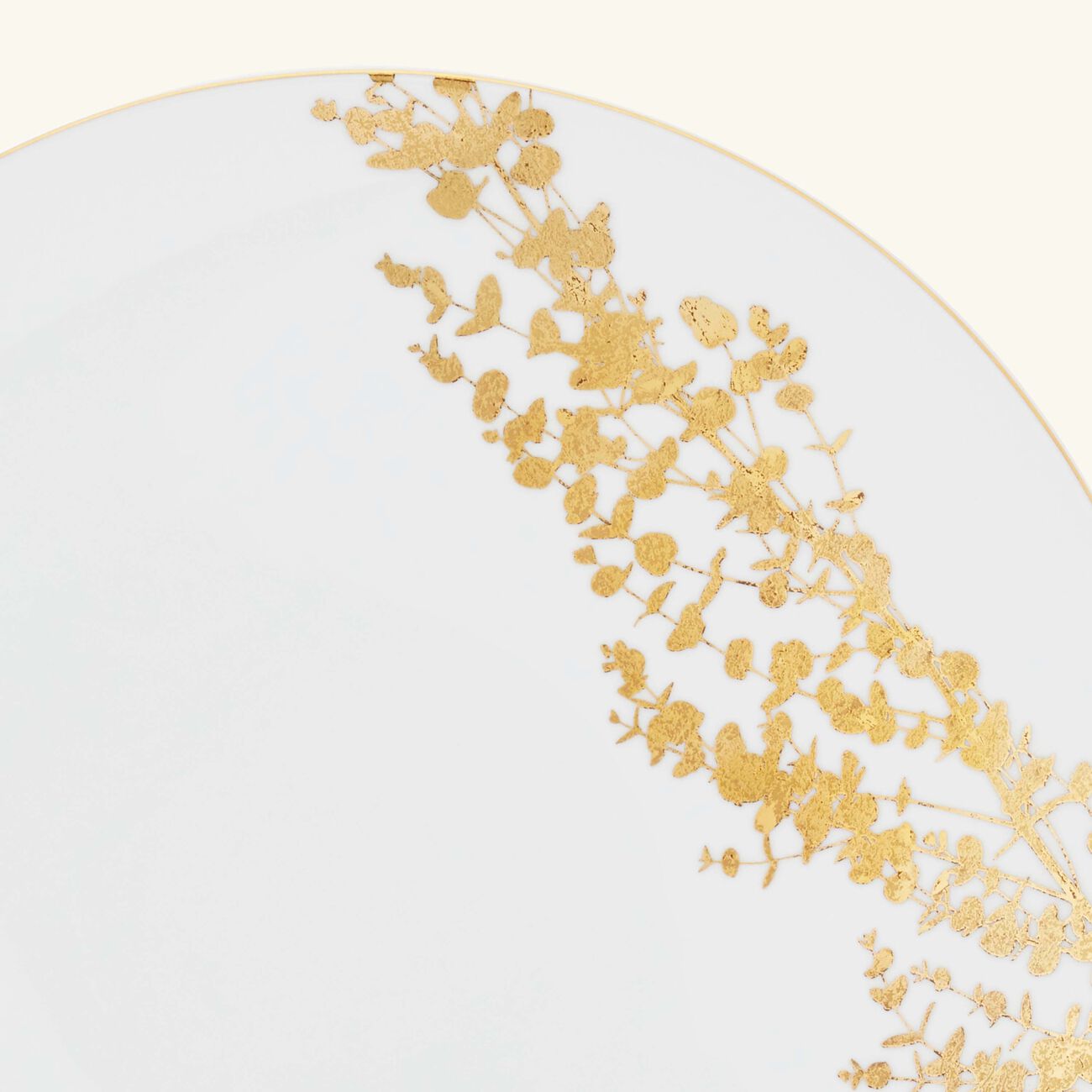 Vegetal Or Dinner Plate Round Gold 26cm bernardaud vegetal or dinner plate round gold 26cm