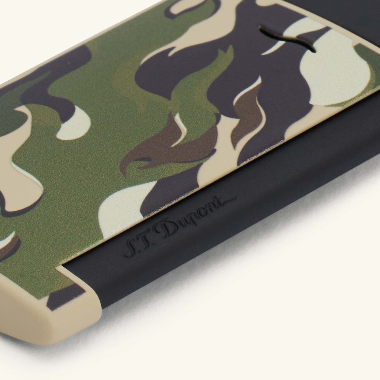 اس تي دوبون ولّاعة سليم 7 كامو باللون الكاكي